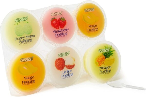 Cocon Nata de Coco Pudding - Assorted - 6x80g