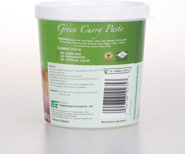 Mae Ploy Green Curry Paste 400g 2