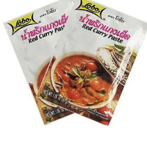 3 x Thai Red Curry Paste Lobo Brand 50G Packets