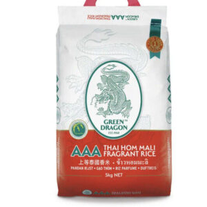 Green Dragon AAA Thai Hom Mali Fragrant Jasmine Rice 5kg