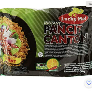 Lucky Me! Chilli-Mansi Pancit Canton Instant Noodles, 60 g, Pack of 5