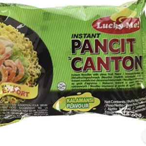 Lucky Me! Instant Kalamansi Pancit Canton Noodles, 60 g, Pack of 5