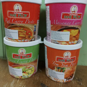 Thai Curry Paste selection Mae Ploy brand - Red/Green/Massaman/Tom Yum Paste