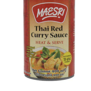 Thai Red Curry Sauce 400ml Tin by Mae Sri