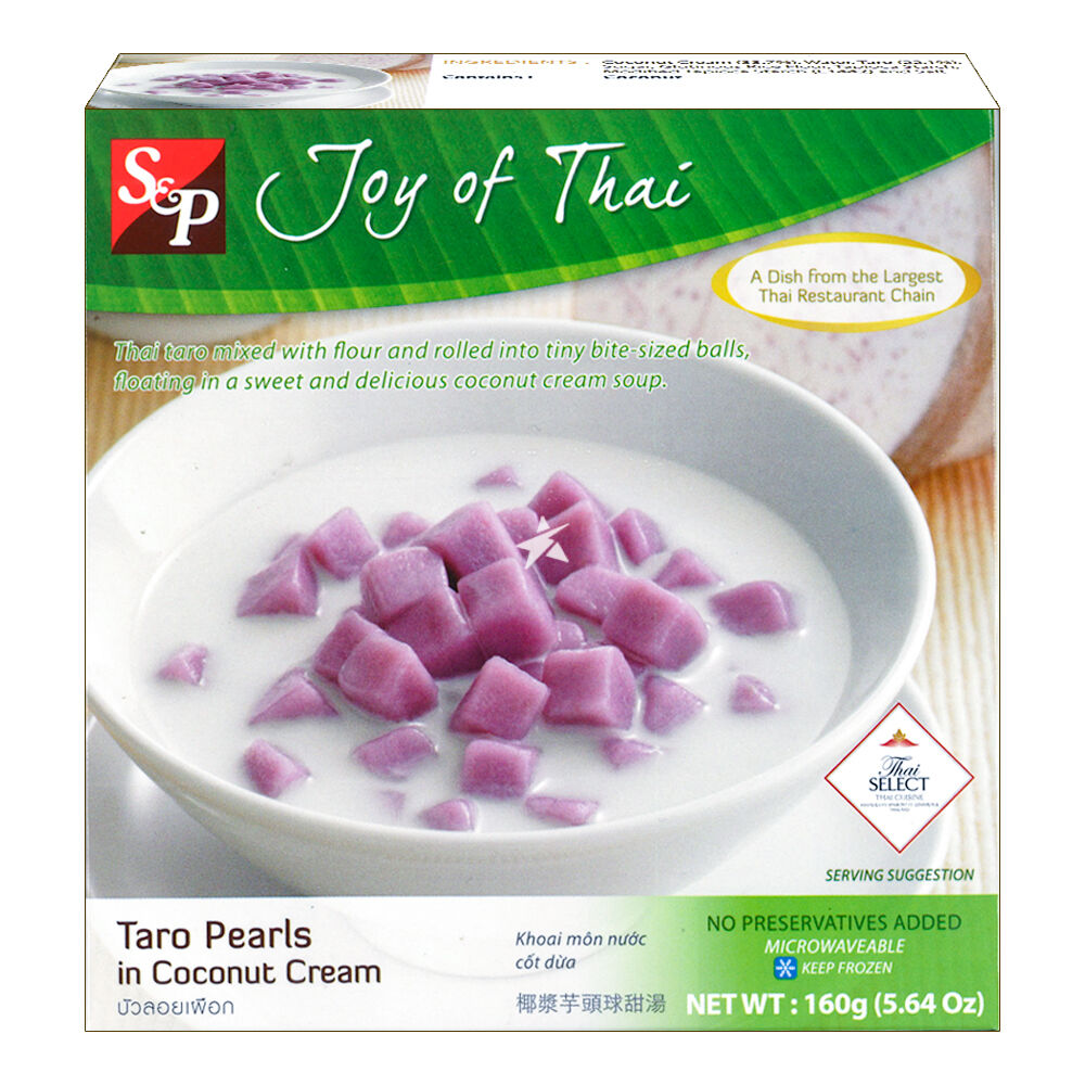 S&P Taro Pearls in Coconut Cream 160g
