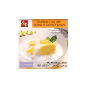 S&P Glutinous Rice W/ Durian in Coconut Cream