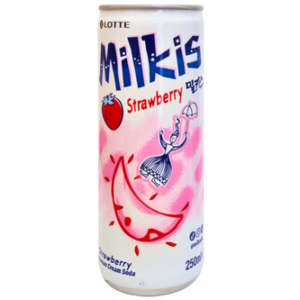 Milkis - Strawberry Flavour Cream Soda Drink - 250ml