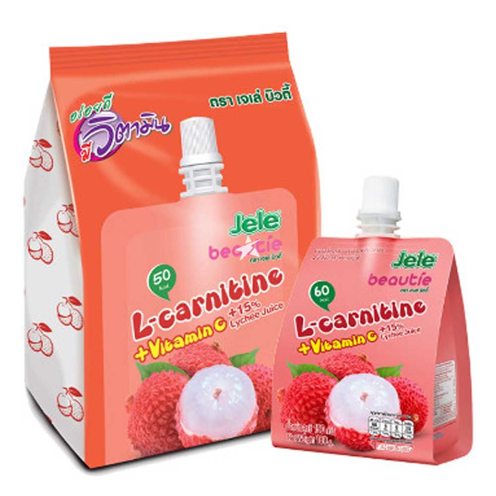 Jele Beautie - Lychee + L-Carnitine 3x150g