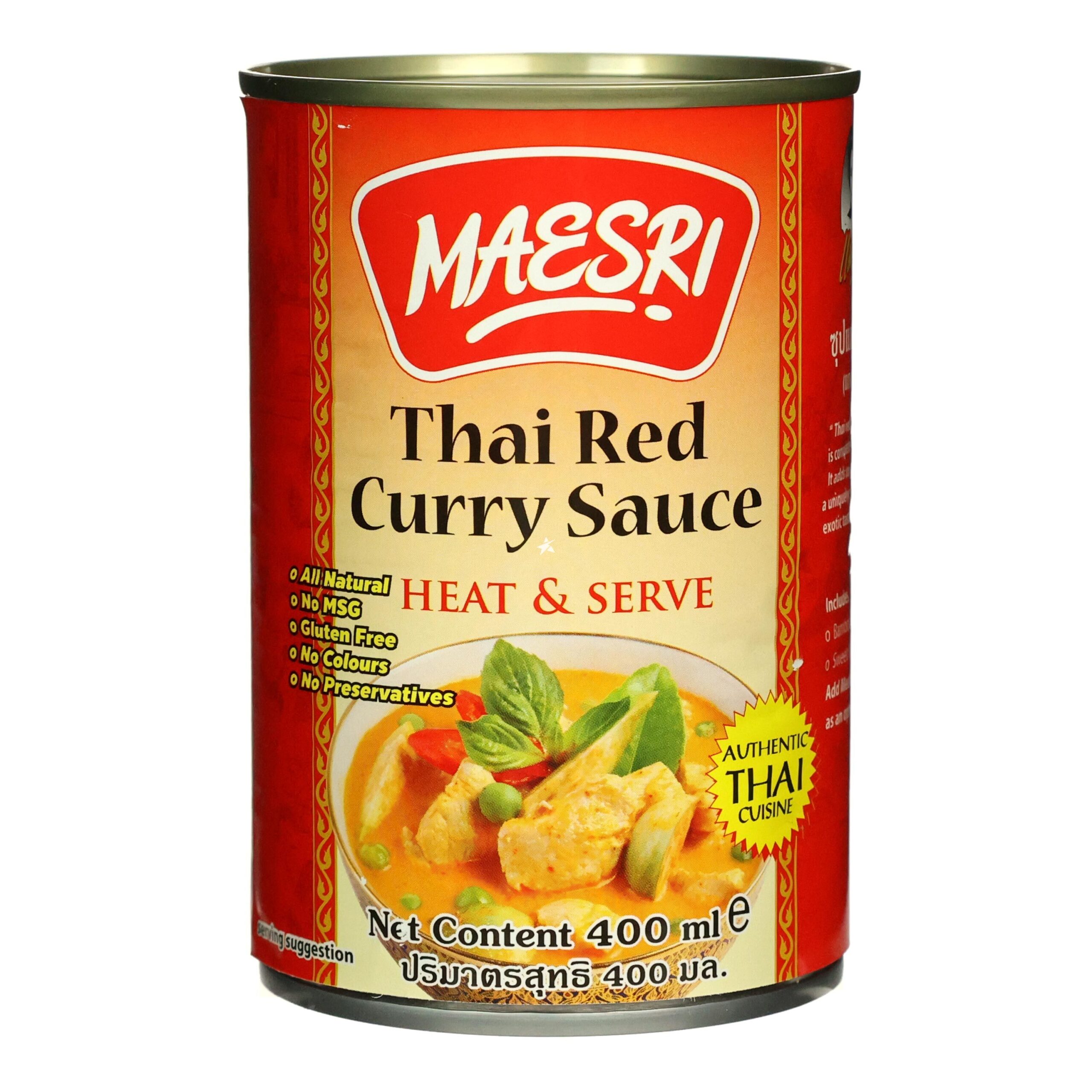 MAESRI Thai Red Curry Sauce (Can) 400ml