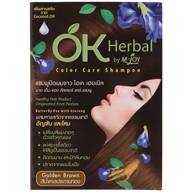OK Herbal Hair Care Shampoo Natural Butterfly (Black)