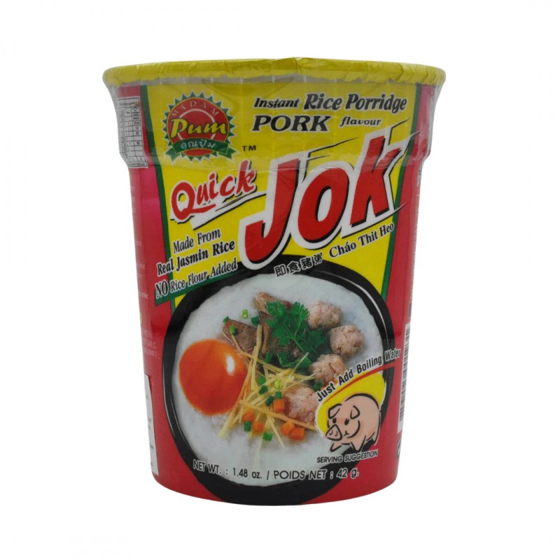 Madam Pum Instant Rice Porridge 42g Pork Flavour