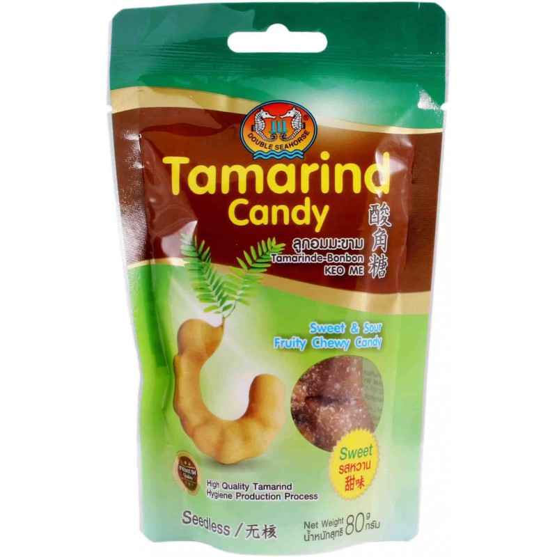Double Seahorse Tamarind Chewy Sweets 80g