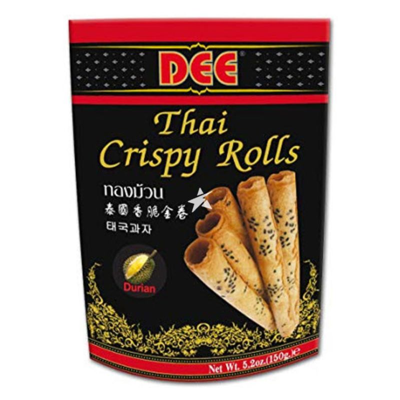 Dee Thai Crispy Rolls Durian Flavour 150g