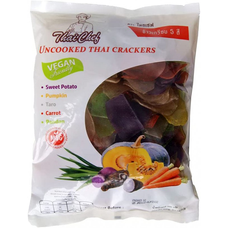 ThaiChef Vegan Uncooked Thai Cracker 500g