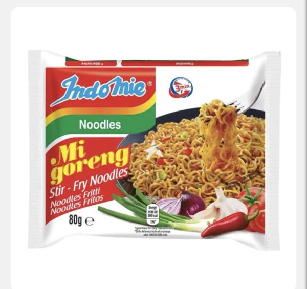 Indomie Instant Noodles Mi Goreng Stir-Fry Spicy Noodle