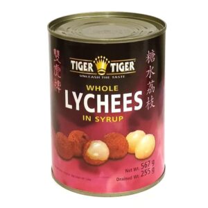 Tiger Tiger Lychees in Syrup 567g