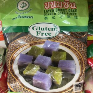Layer sweet cake (kanom Chan flour)