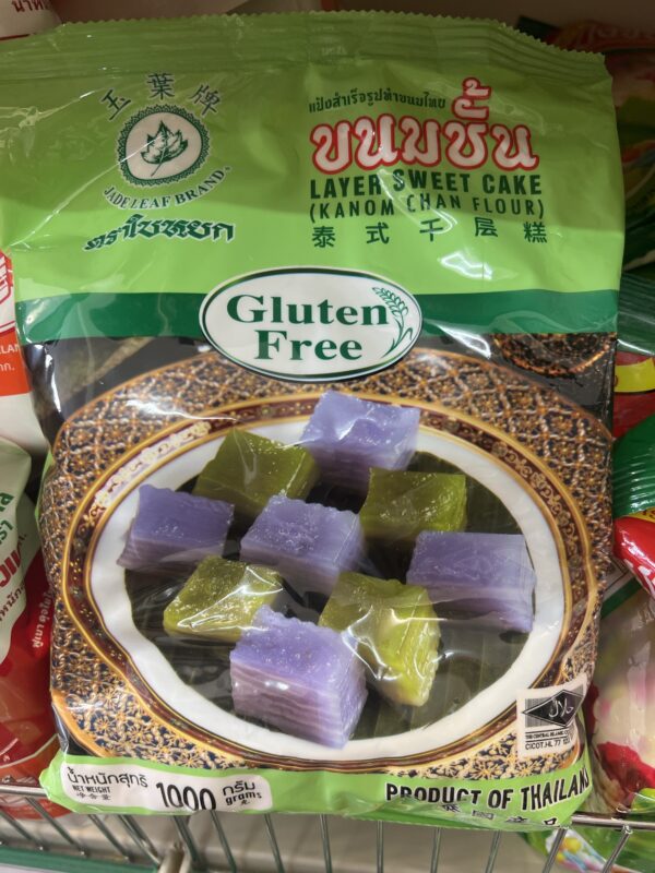Layer sweet cake (kanom Chan flour)