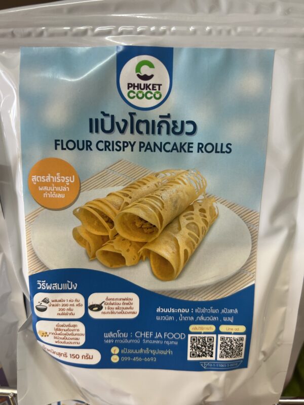 Flour crispy pancake rolls