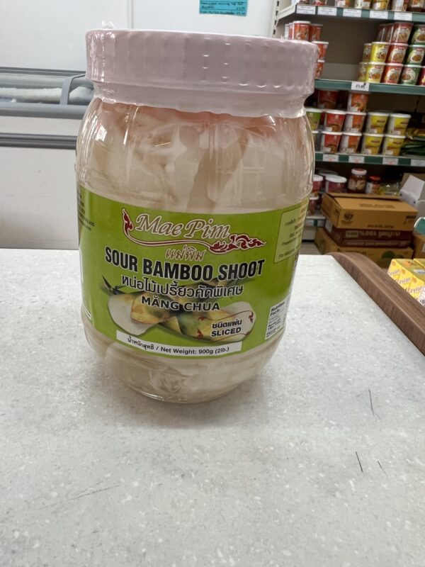 MAE PIM SOUR BAMBOO SHOOTS 900G SLICED SOUR BAMBOO SHOOTS