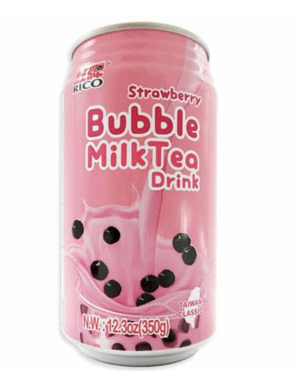 RICO BUBBLE TEA W/ TAPIOCA - STRAWBERRY