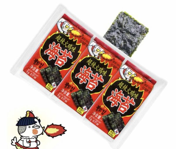 SURASANG SEASONED SEAWEED SPICY 3PKSX5G KOREAN