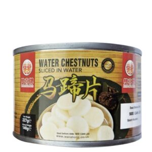 DOUBLE HAPPINESS WATER CHESTNUTS SLICED IN WATER 227G