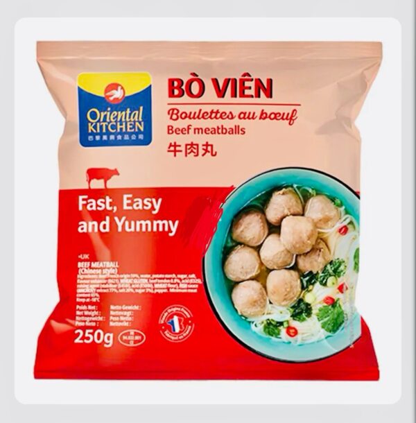 Oriental Kitchen Beef Meatball 250g