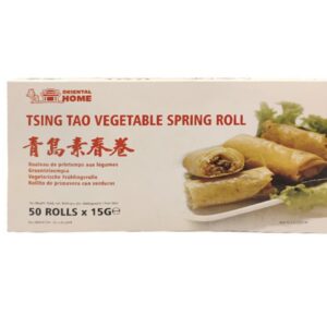 ORIENTAL HOME Tsing Tao Vegetables Spring Roll 50x15g FROZEN