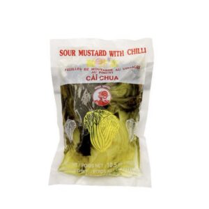 COCK BRAND SOUR MUSTARD 300G PRESERVED MUSTARD WITH CHILLI